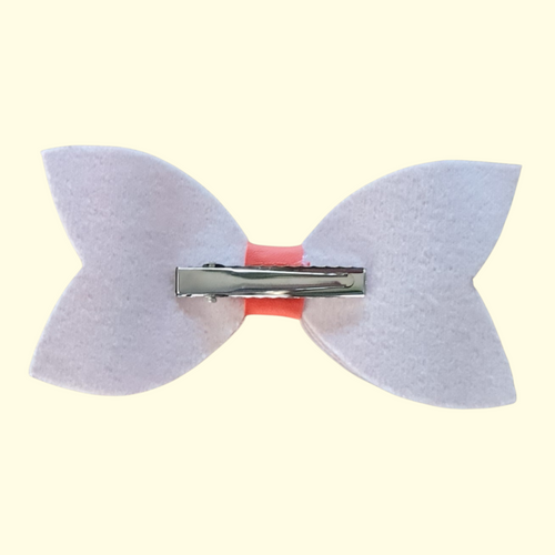 Autumn Orange Pumpkin Hair Bow