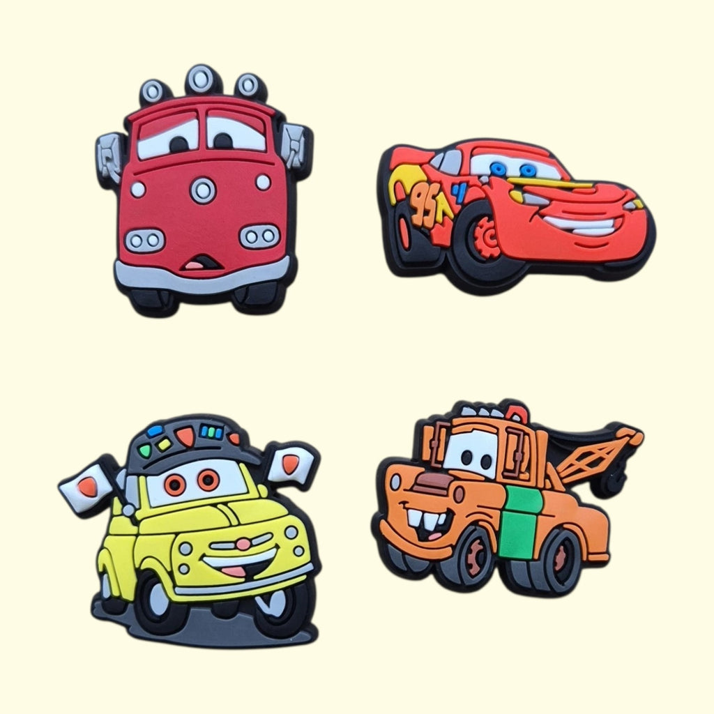 Cars Crocs Charms x4