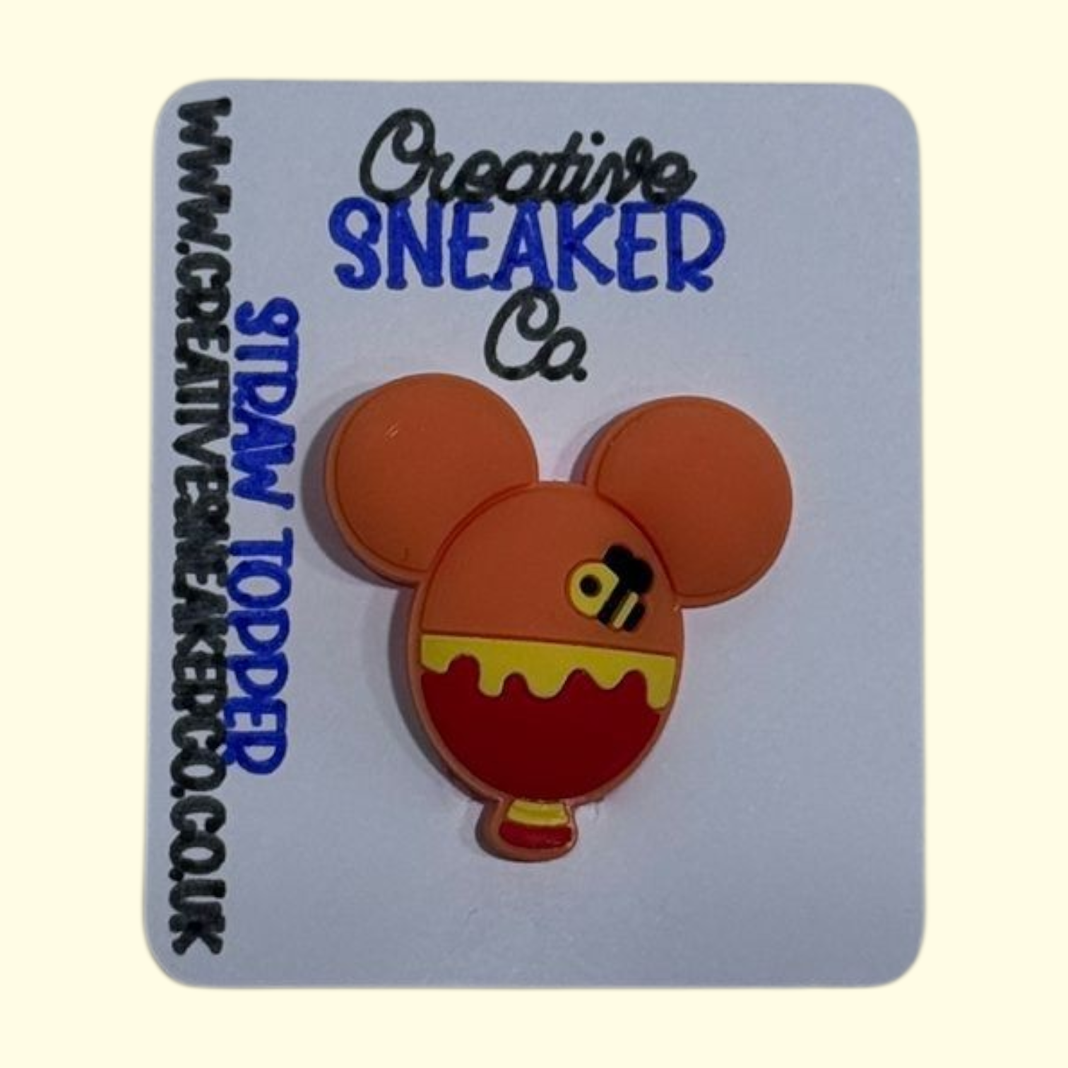 Disney Ears Winnie The Pooh Straw Topper