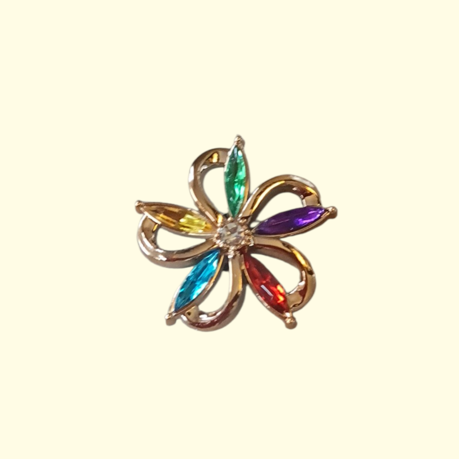 Gold Wheel Crocs Charms x4
