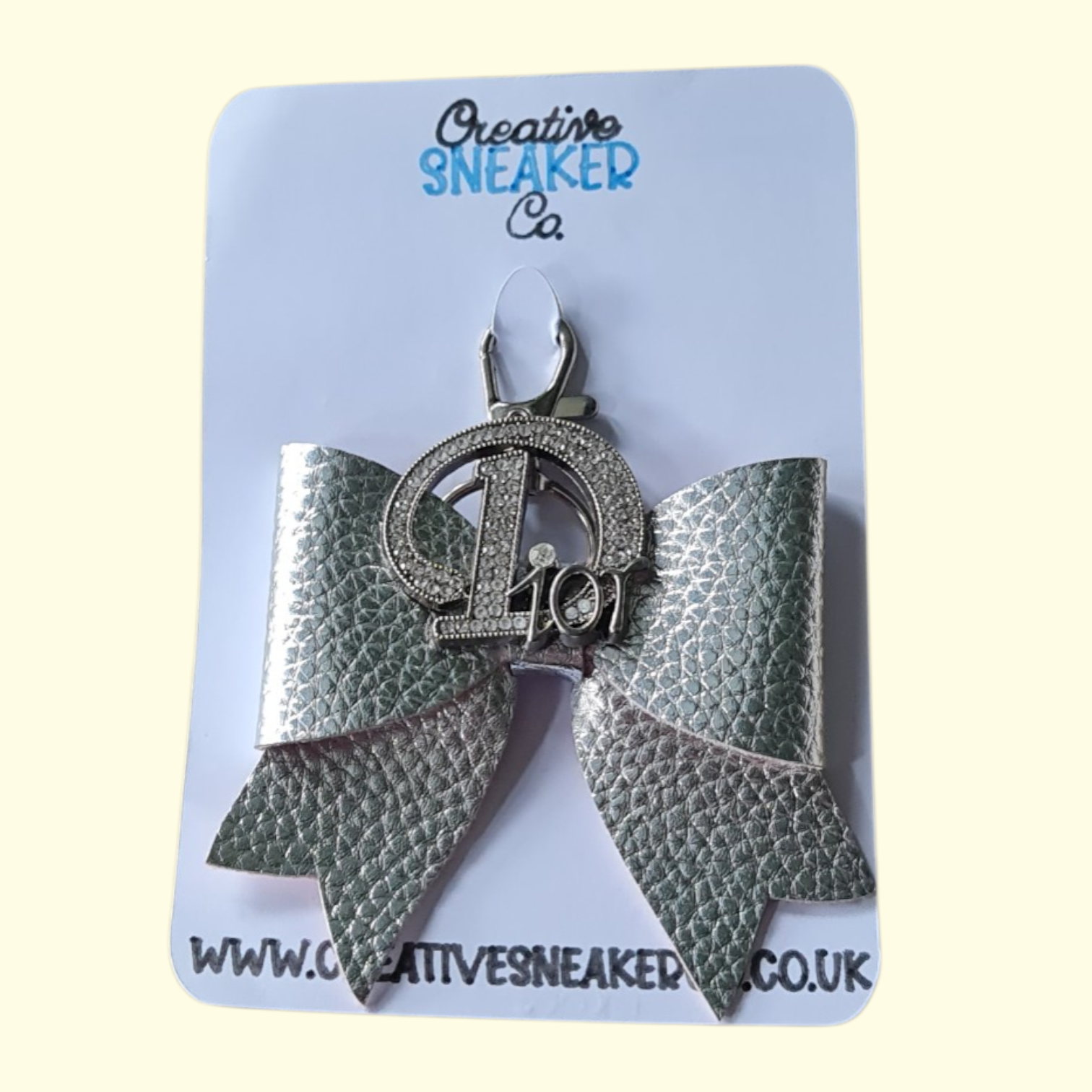 Silver Silver Dior Bag Charm