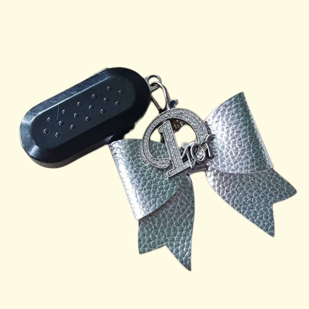 Silver Silver Dior Bag Charm
