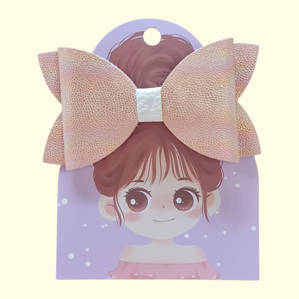 Rainbow Irridescent Hair Bow