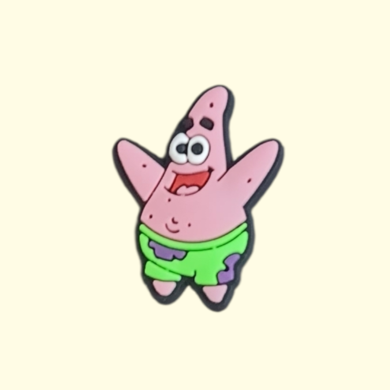 Spongebob Crocs Charms x4
