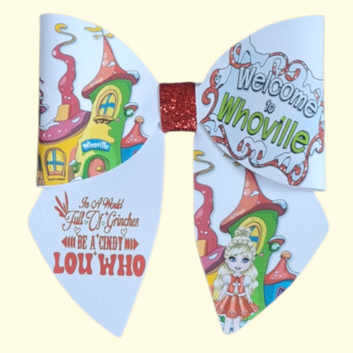 The Grinch Whoville Blonde Sailor Hair Bow