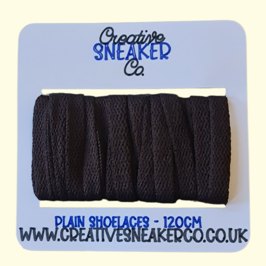 Flat Shoelaces 120cm Brown