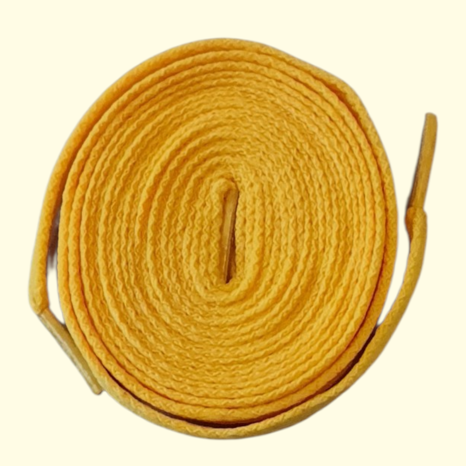 Flat Shoelaces 120cm Mustard