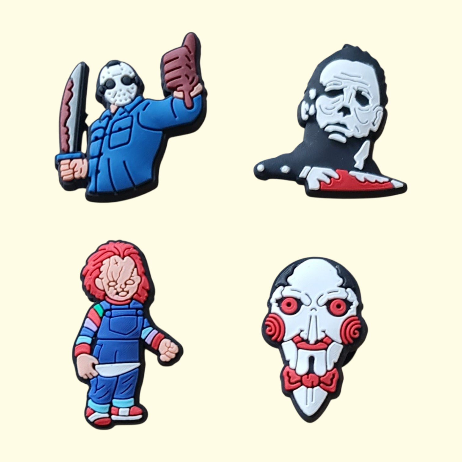 Horror Characters Crocs Charms x4