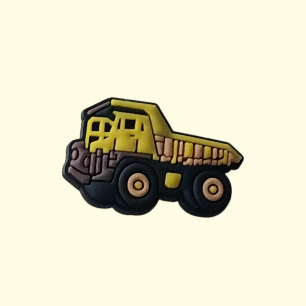 Construction Vehicles Crocs Charms x4