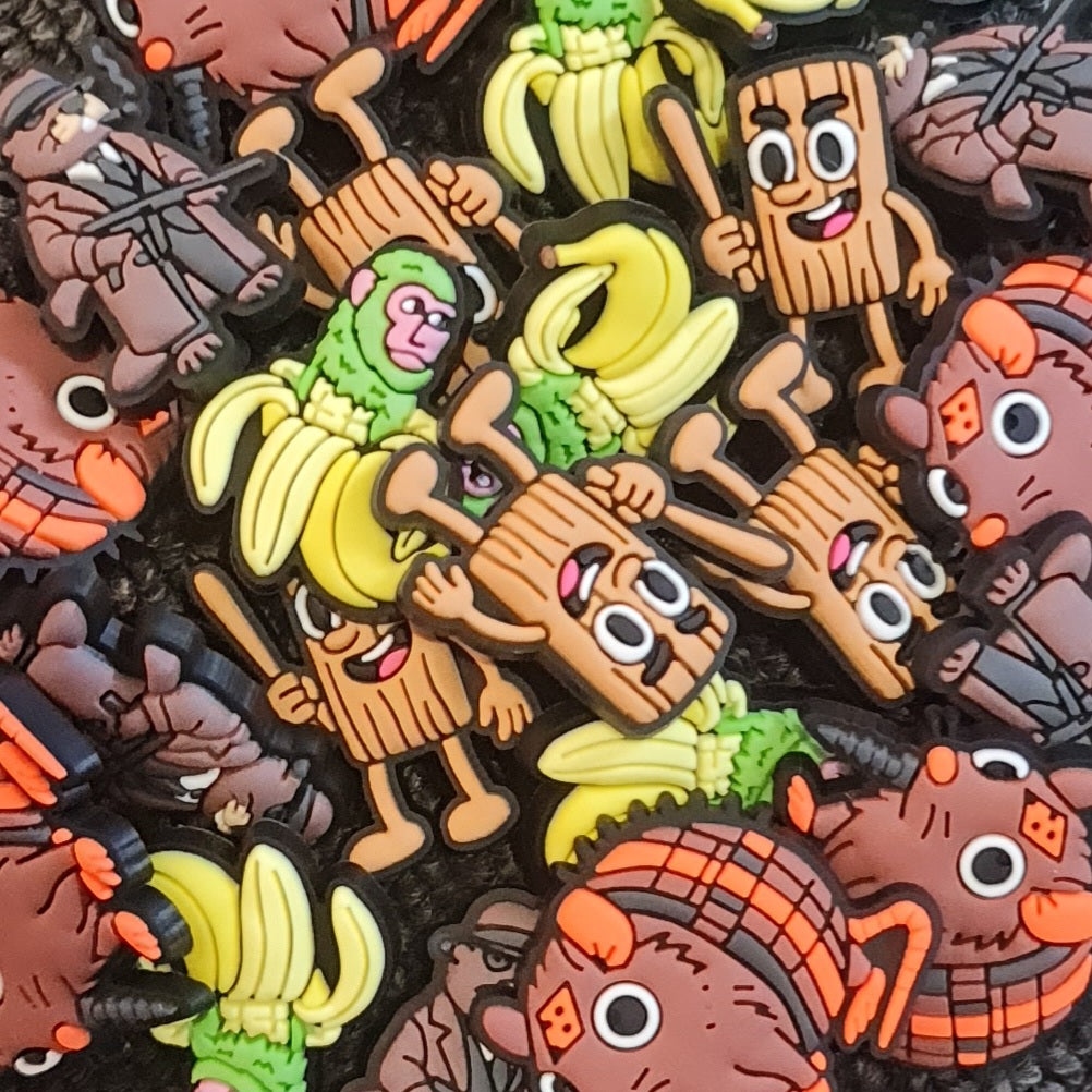 Italian Brain Rot Crocs Charms x4