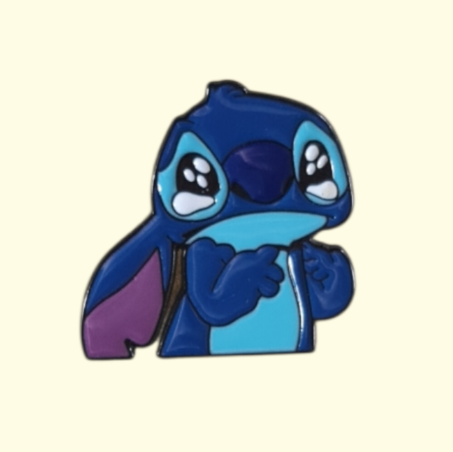 Stitch Sad Pin Badge