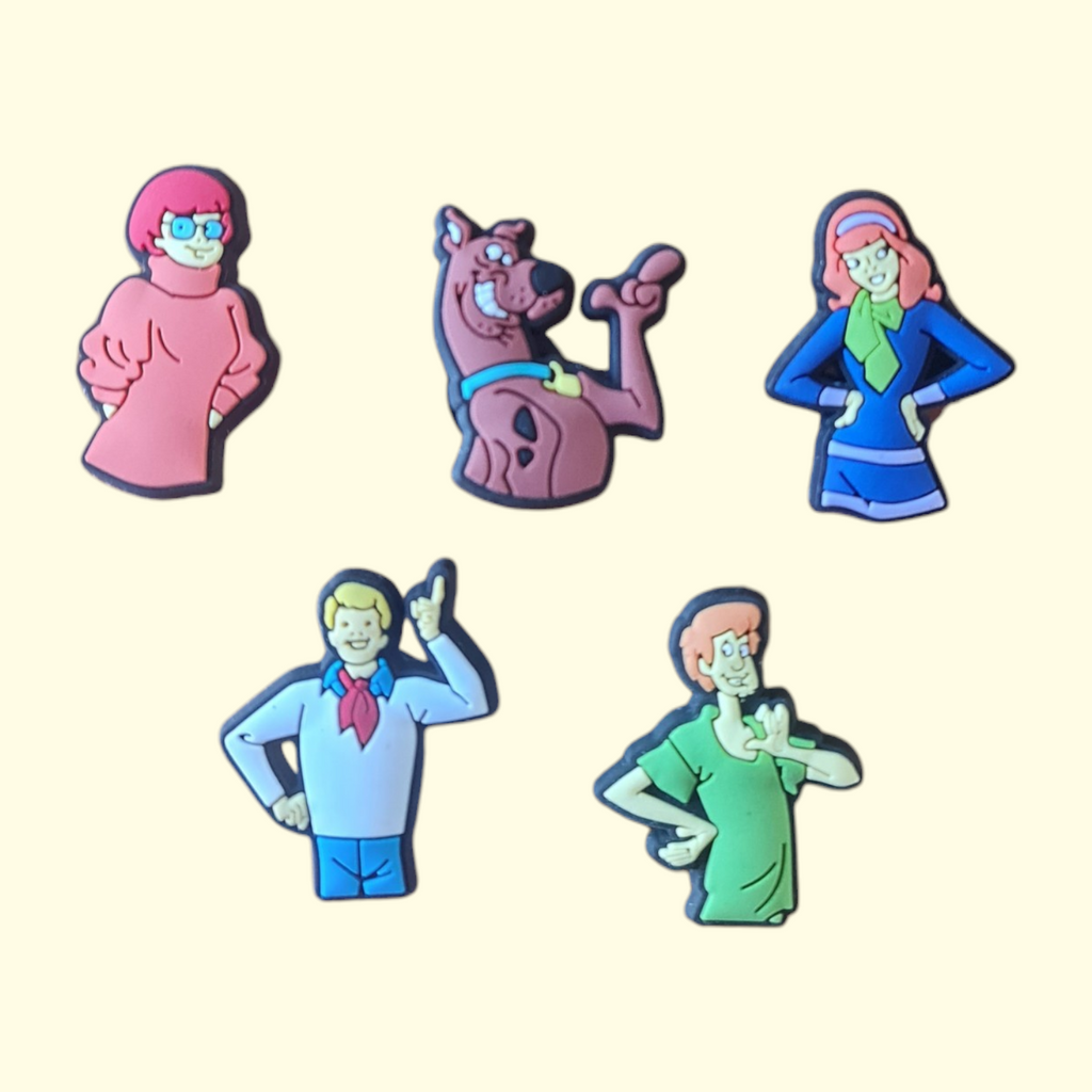 Scooby Doo Crocs Charms x5