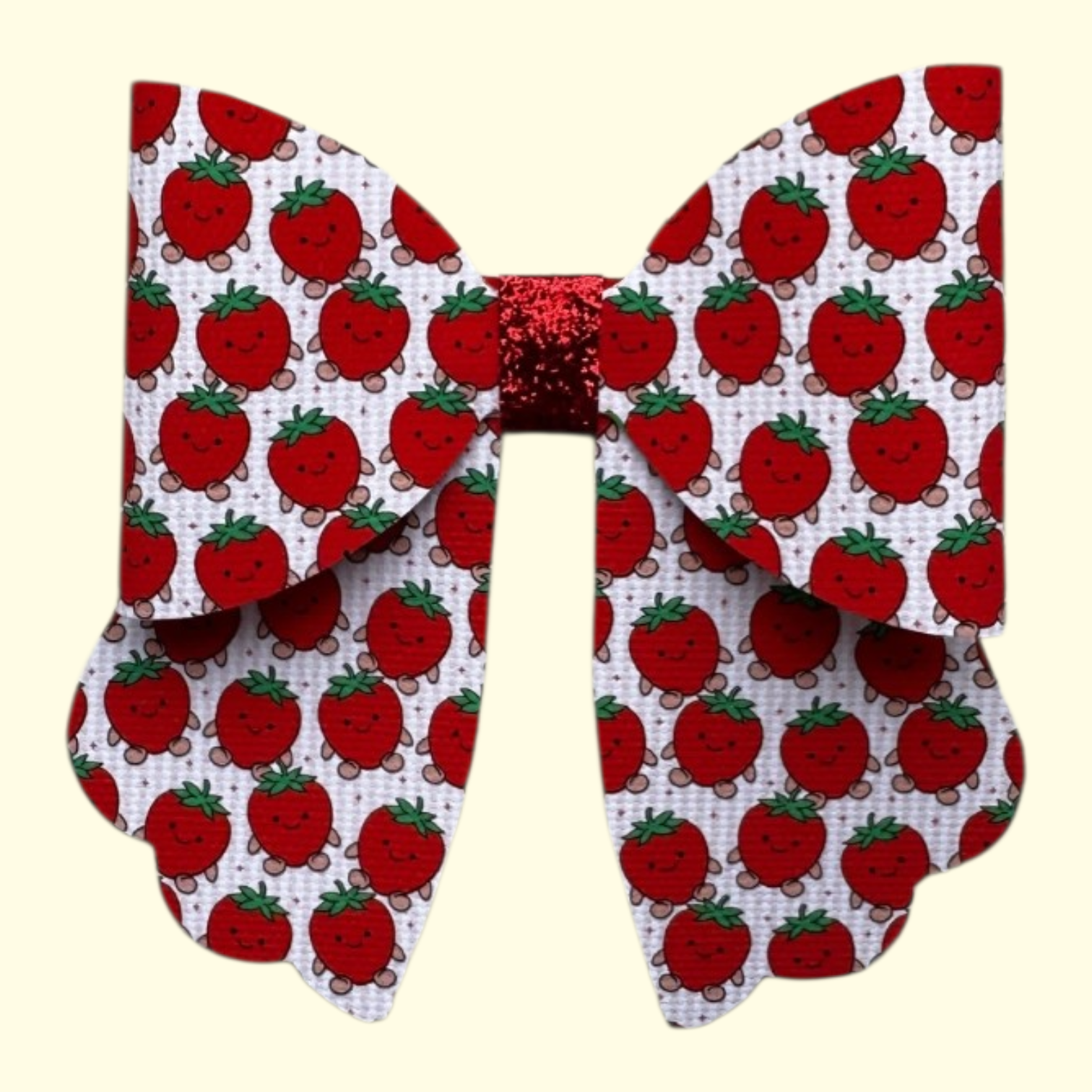 Jelly Cat Strawberry Plushie Sailor Hair Bow