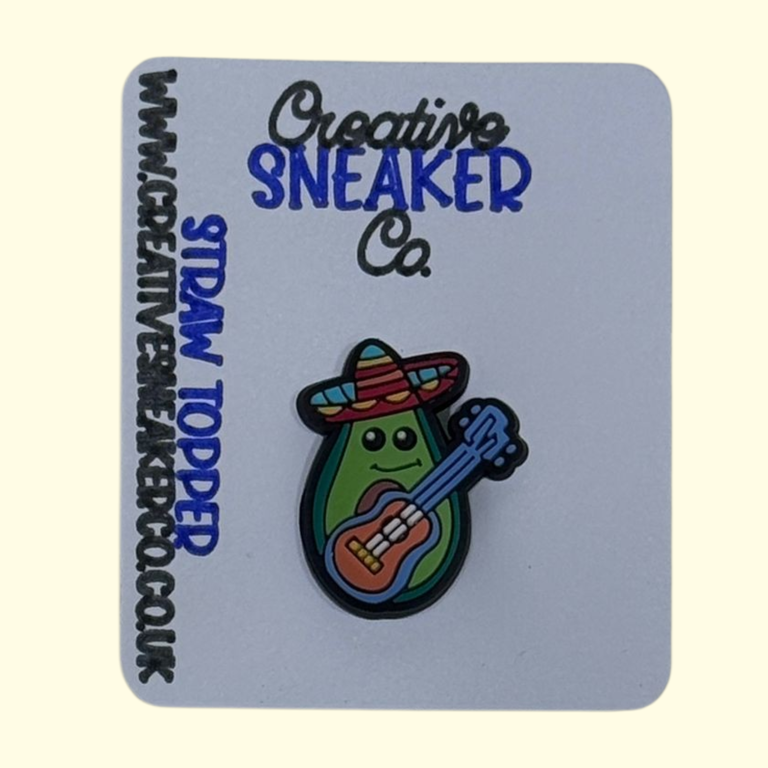 Avocado Mexican Straw Topper