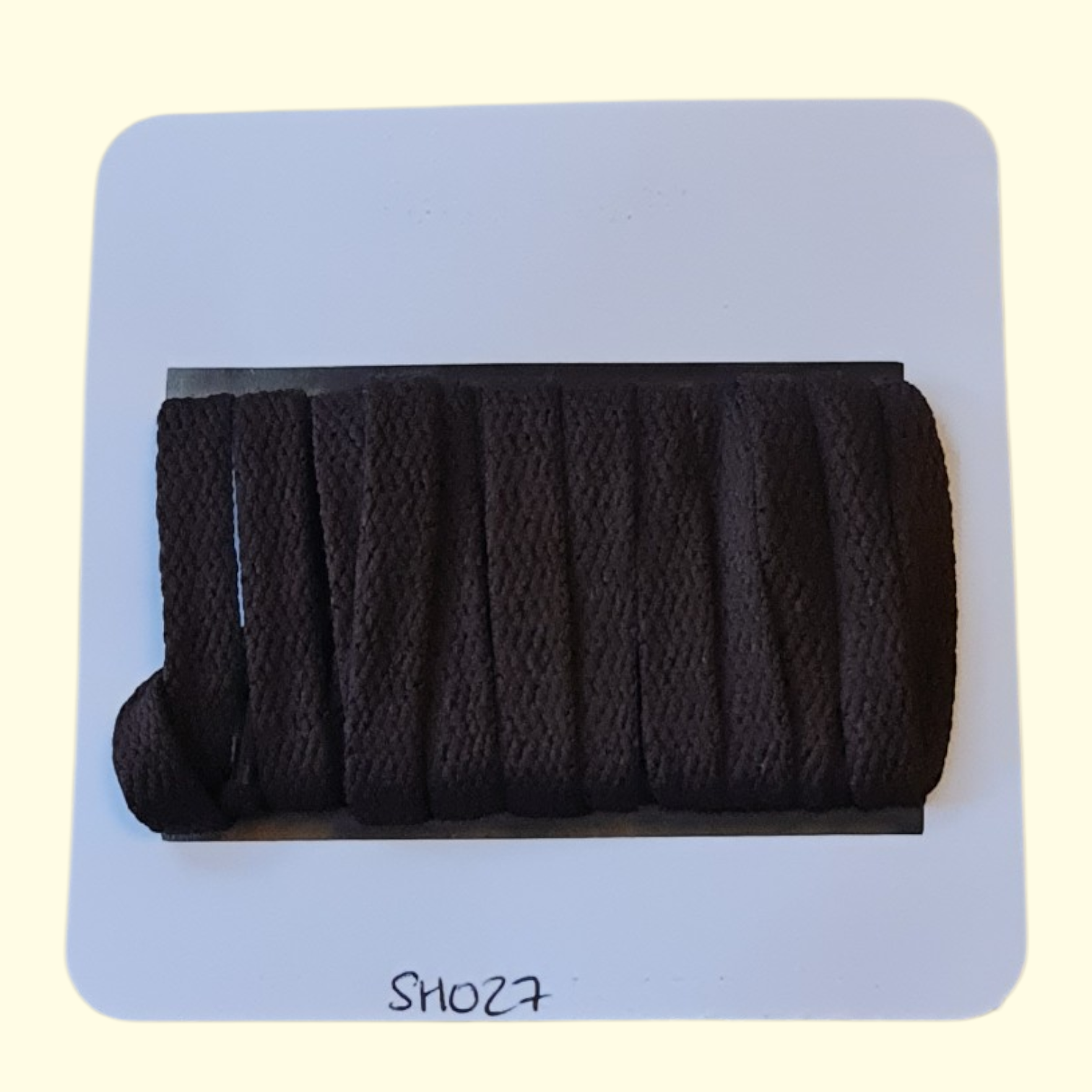 Flat Shoelaces 120cm Brown