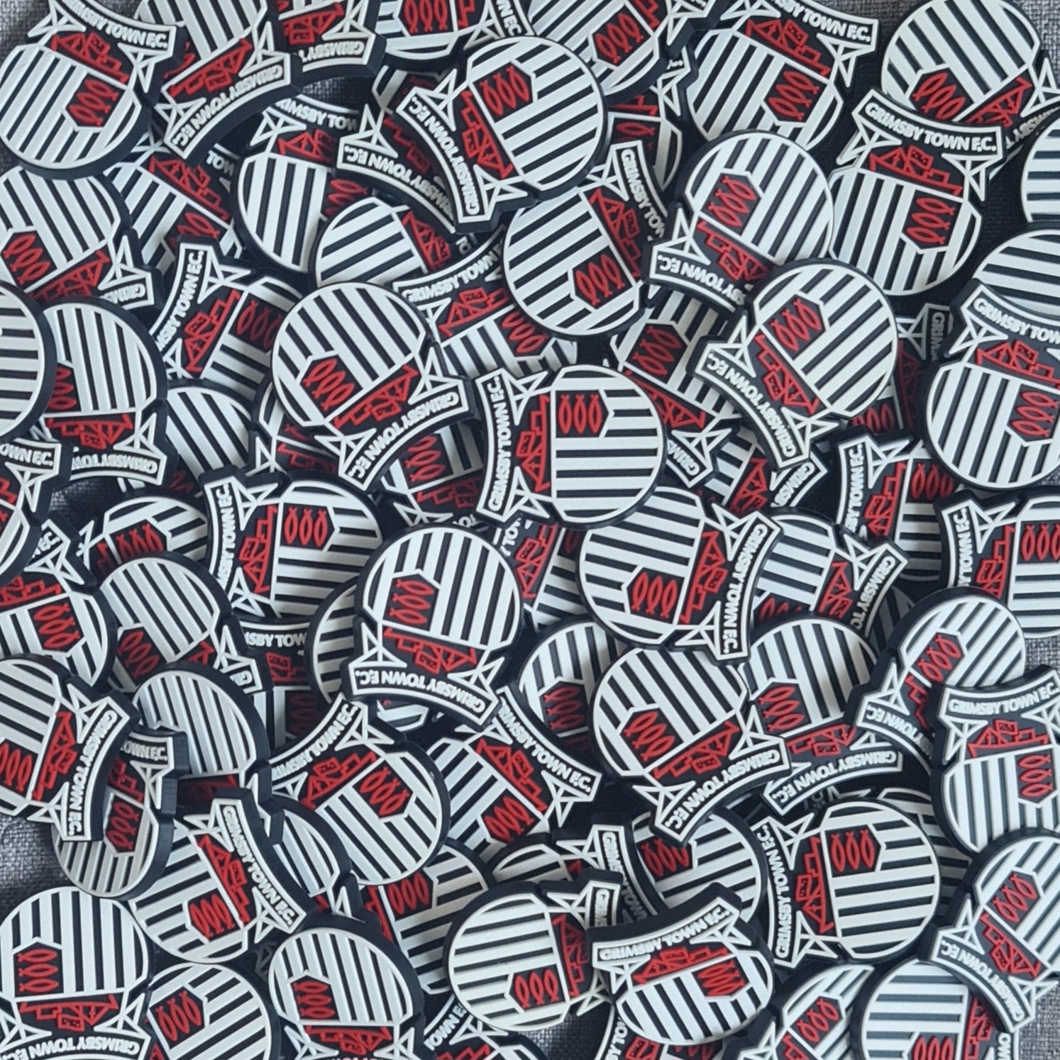 Grimsby Town Football Club Crocs Charms x2