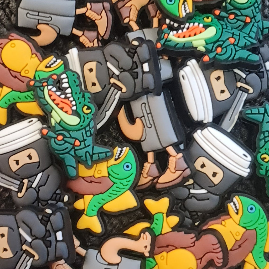 Italian Brain Rot Crocs Charms