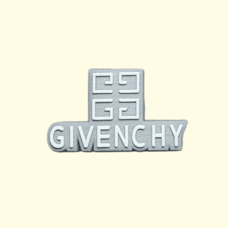 Grey Designers Crocs Charms x4