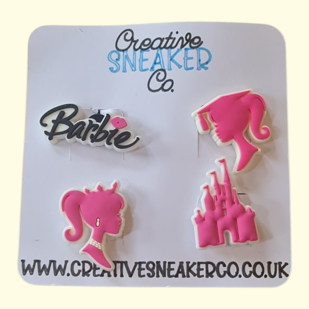 Barbie Crocs Charms x4