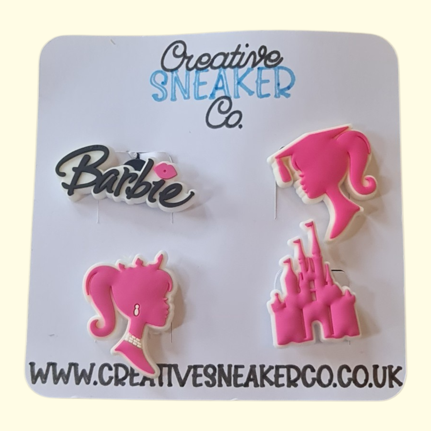 Barbie Crocs Charms x4
