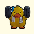 Duck Weights Pin Badge