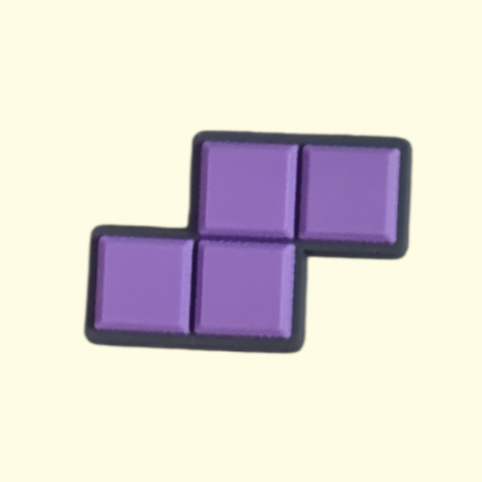 Tetris Crocs Charms x4