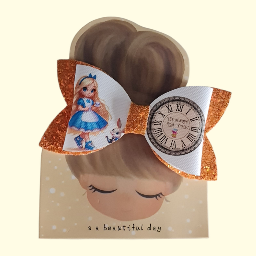 Alice In Wonderland Hair Bow