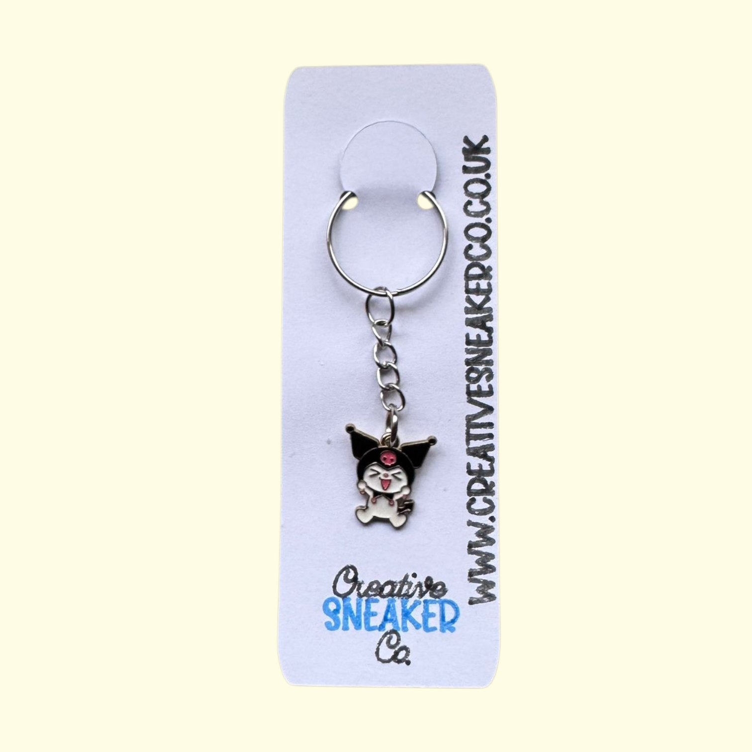Kuromi Black Keyring