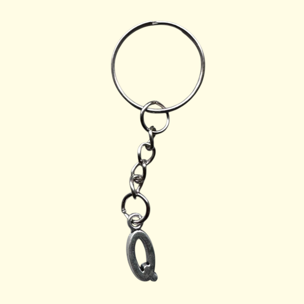 Letter Q Keyring