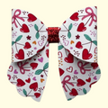 Cherry Heart Sailor Hair Bow