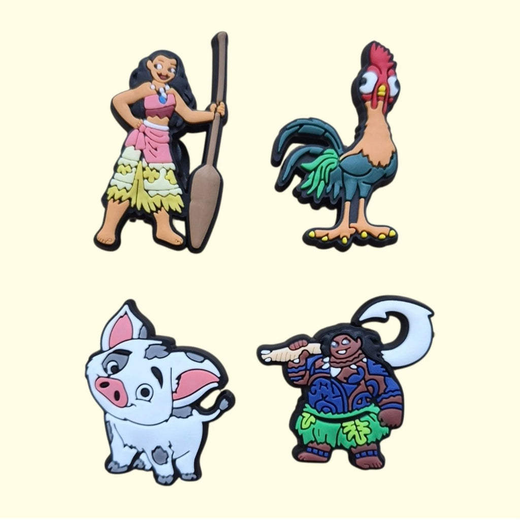 Moana Crocs Charms x4