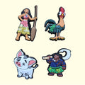 Moana Crocs Charms x4