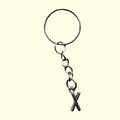 Letter X Keyring