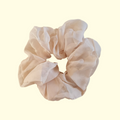 Puff Cream Hair Scrunchie