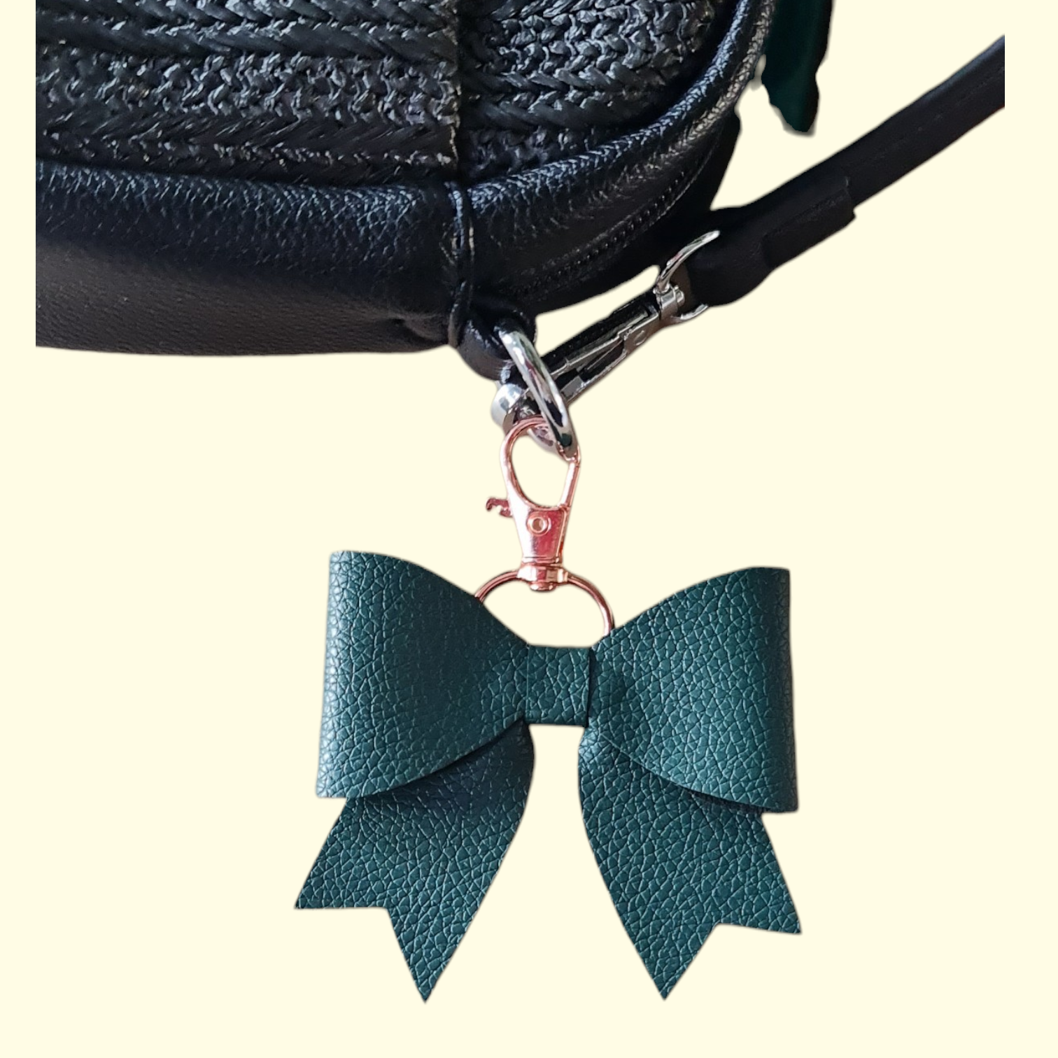 Emerald Green Bag Charm