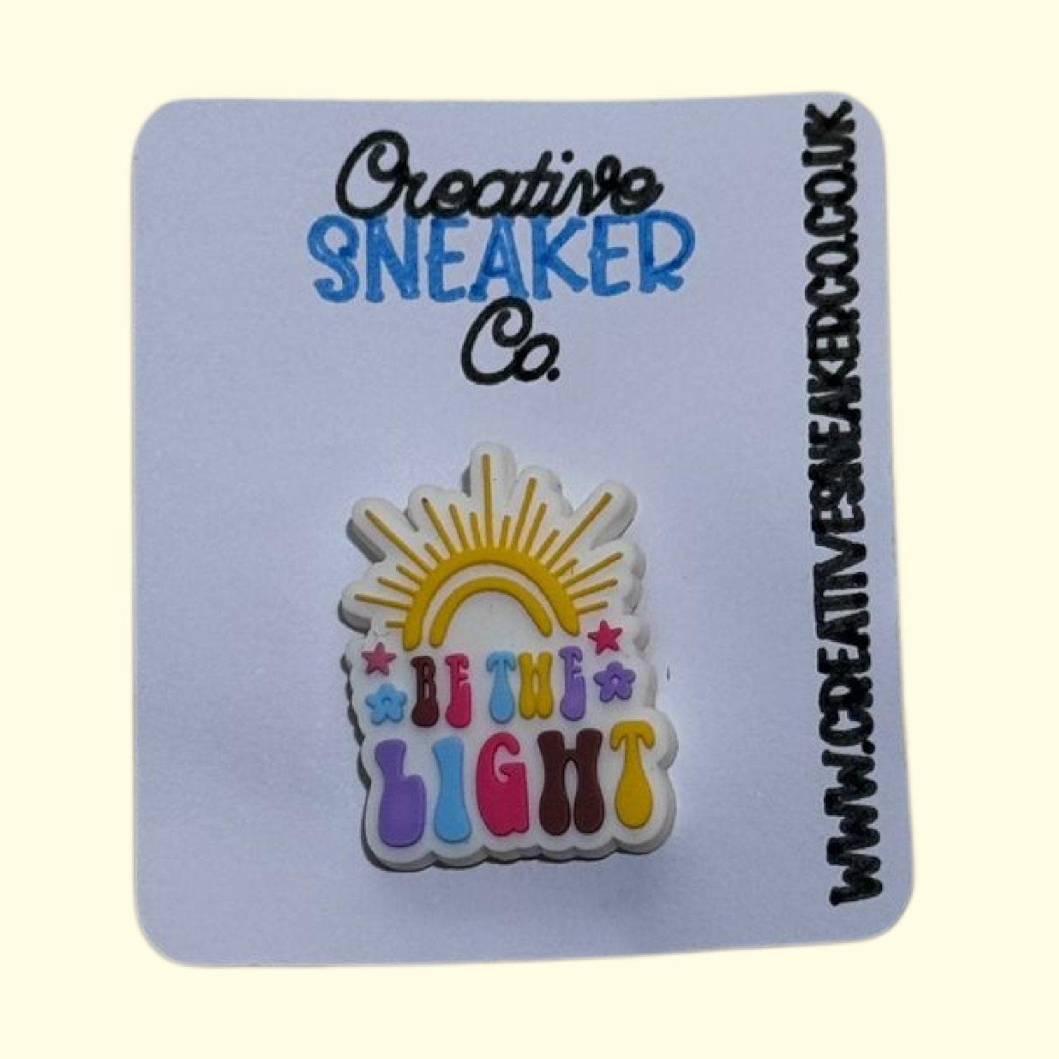 Quote Be The Light Straw Topper