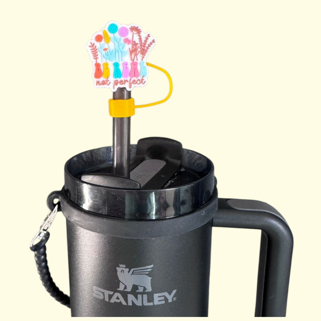 Quote Be Real Straw Topper