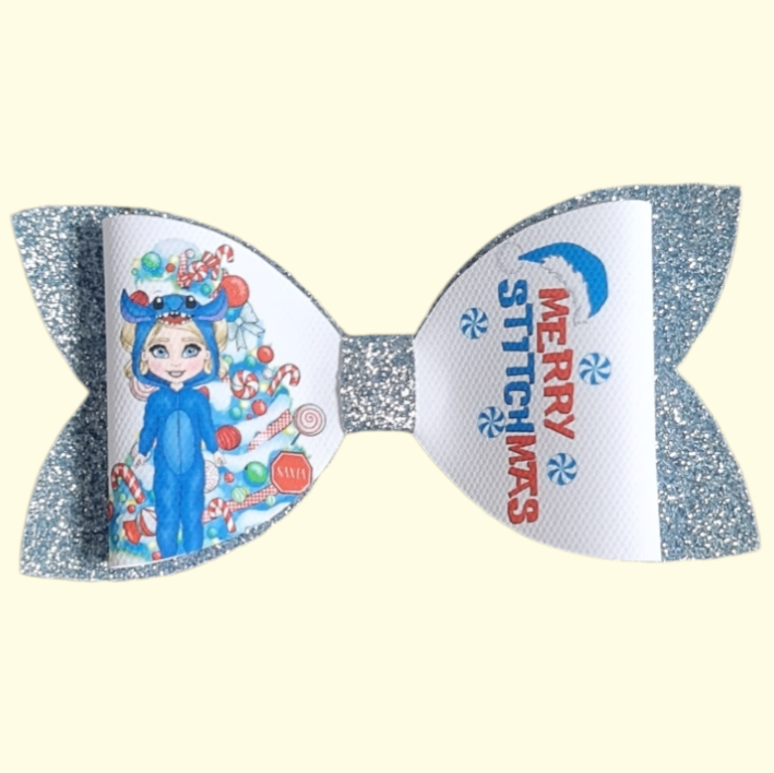 Stitch Stitchmas Blonde Standard Hair Bow