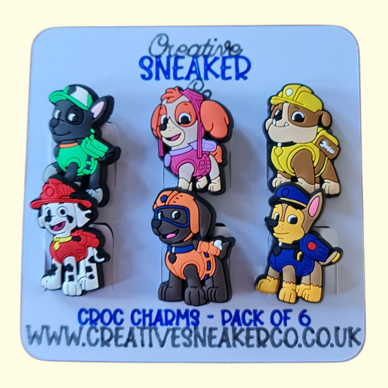 Paw Patrol Crocs Charms x6