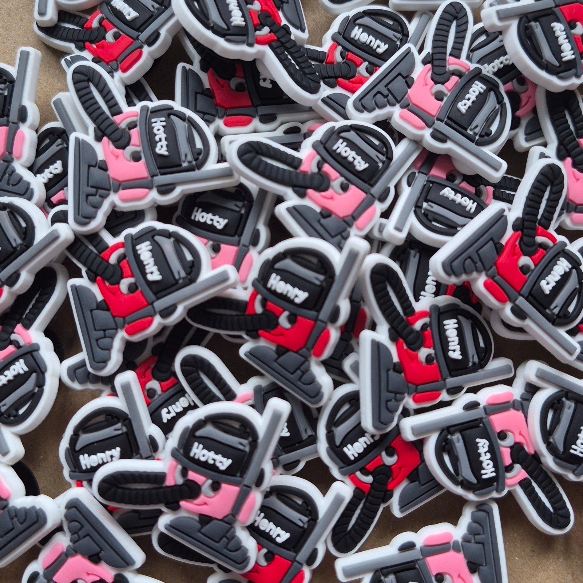 Henry Hoover Crocs Charms x2