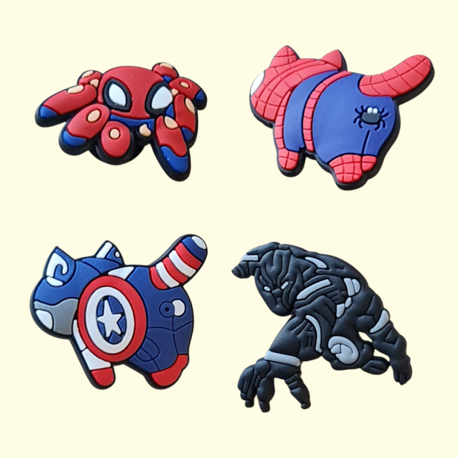Marvel Crocs Charms x4