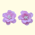 Pearl Flower Pink Crocs Charms x2