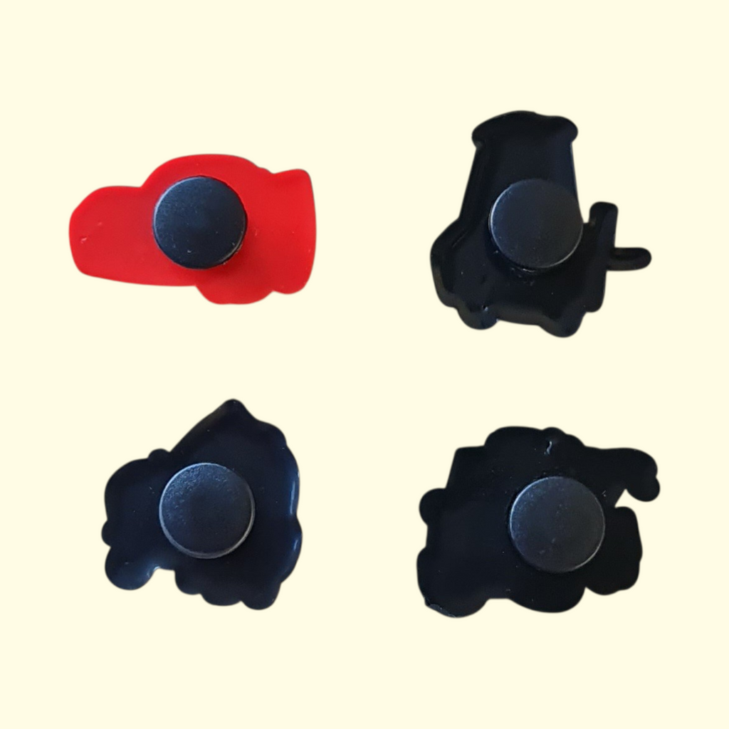 Cars Crocs Charms x4