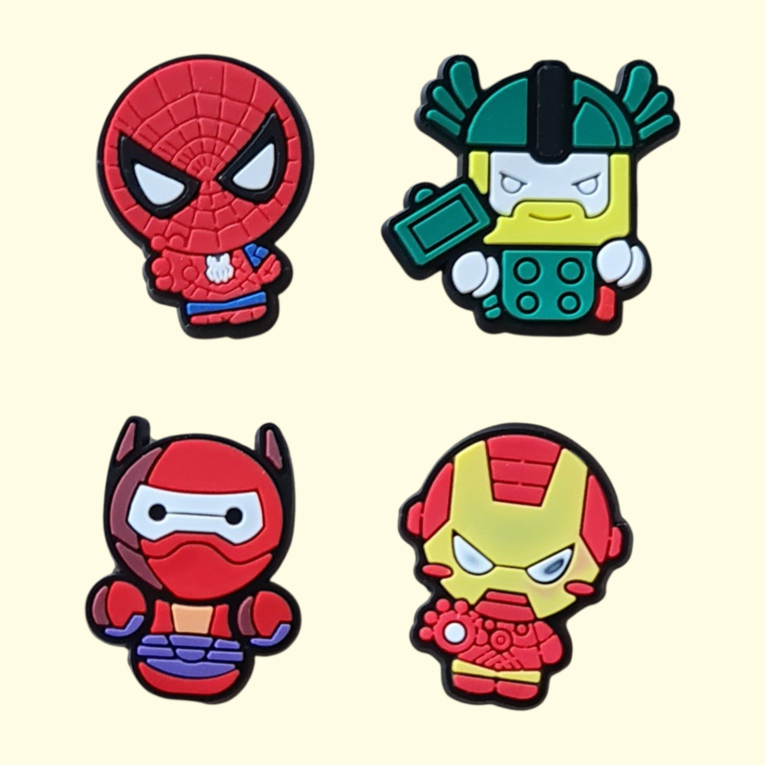 Marvel Crocs Charms x4