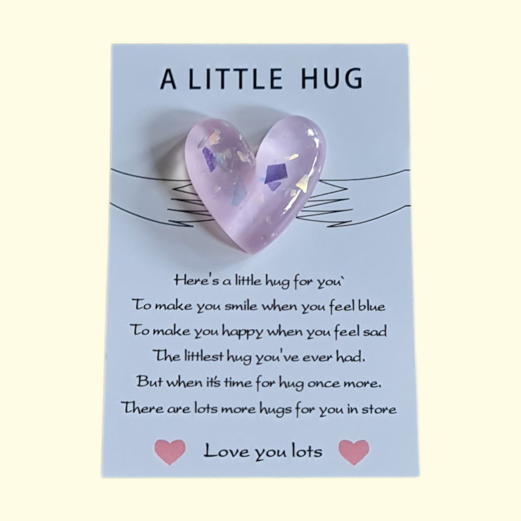 Heart Light Purple Pocket Hug