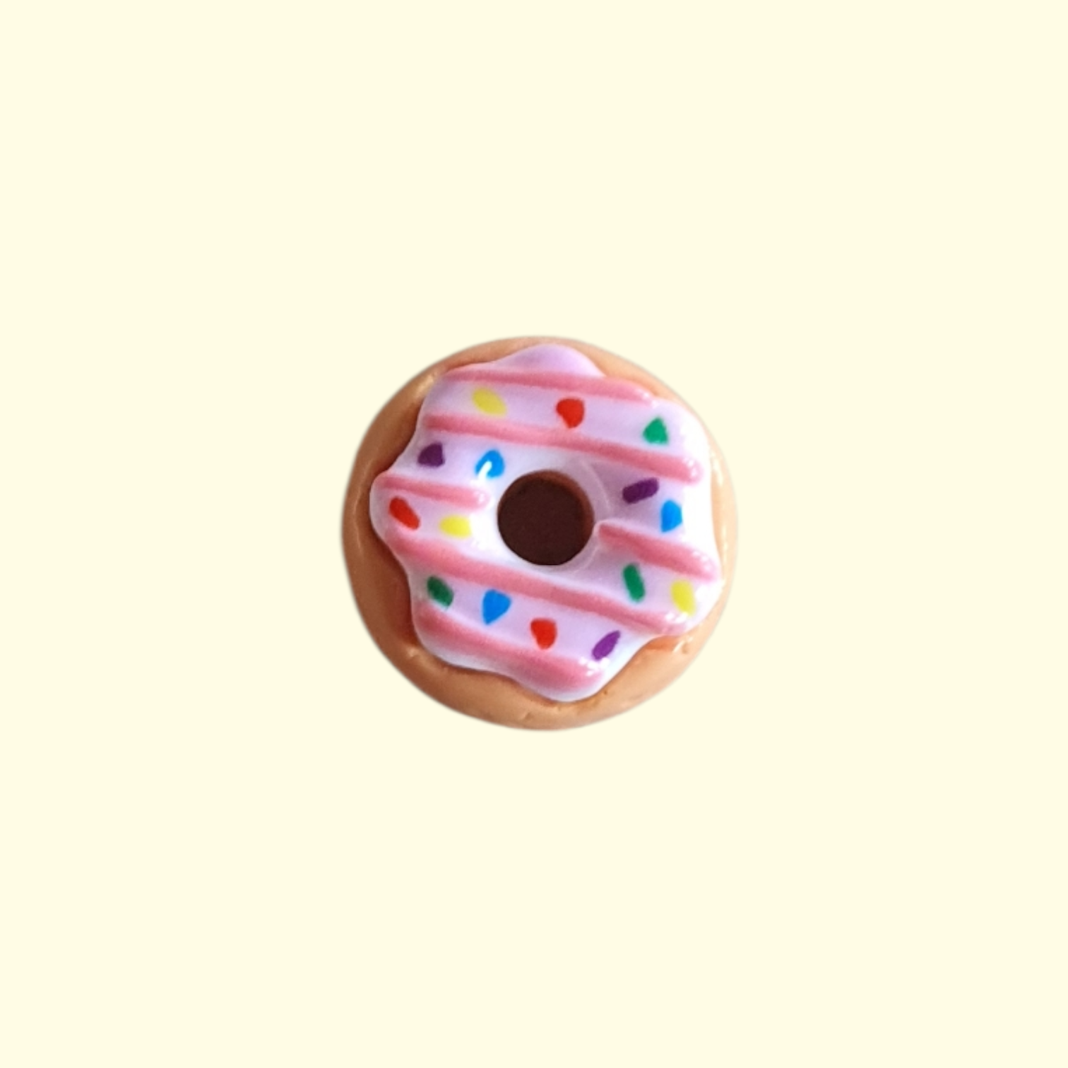 Donut White and Pink Pocket Hug